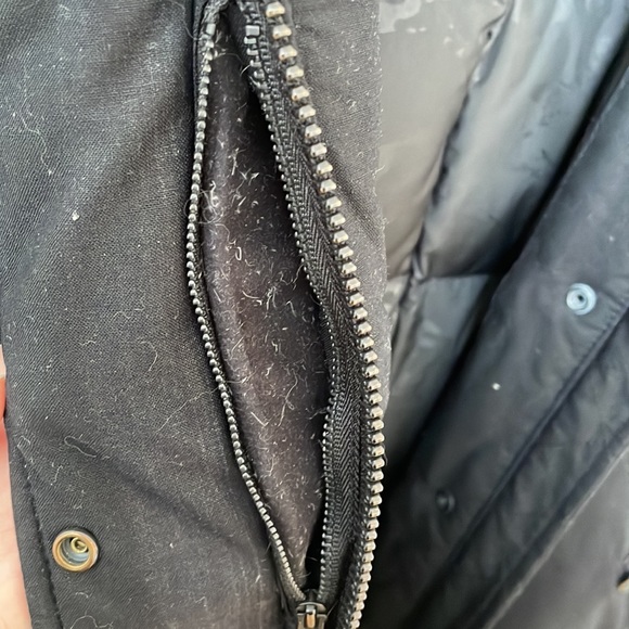 Community Black Winter Coat - Picture 6 of 6